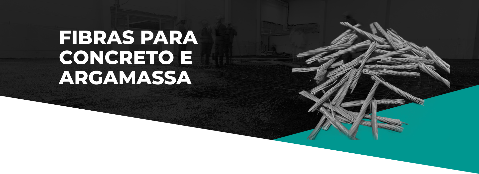 Fibras para concreto e argamassa